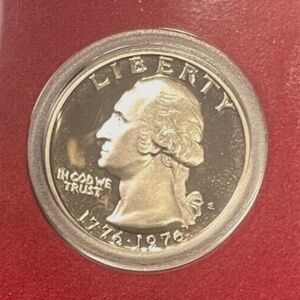 1976 S Washington 40% Silver Quarter Gem Cameo Proof Bicentennial  205166964569